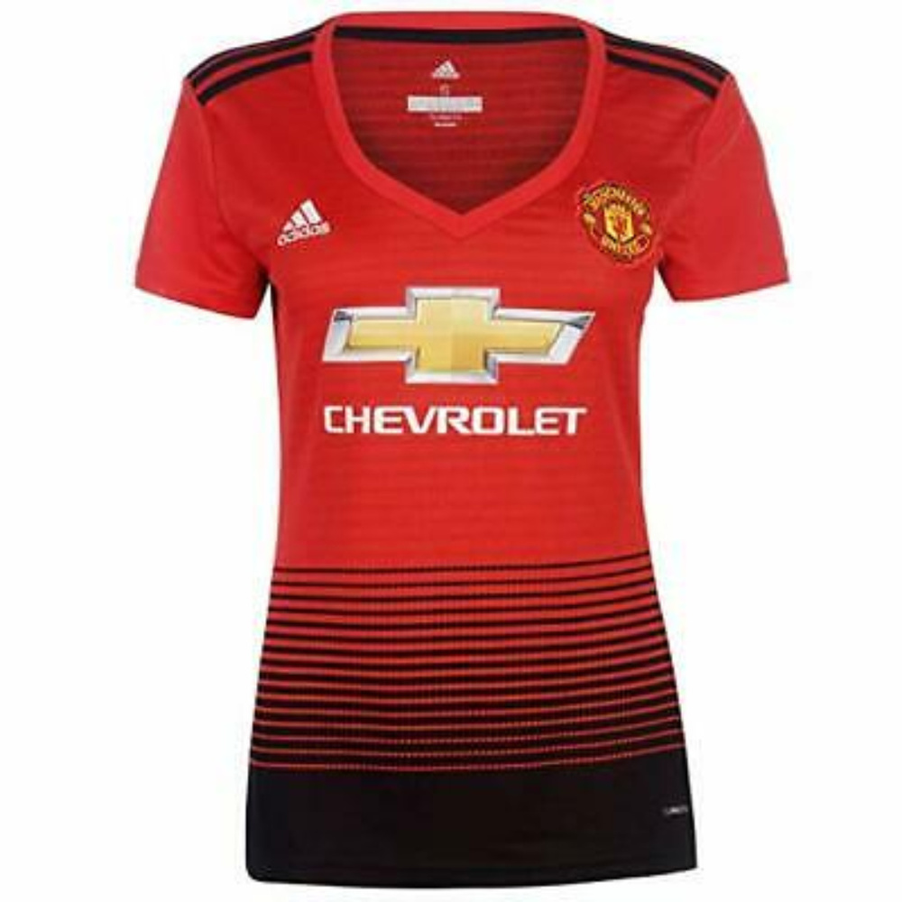 adidas 2018-2019 Man Utd Womens Home Shirt NWT